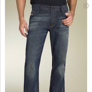 Mens Diesel “ZAF” flare leg jean